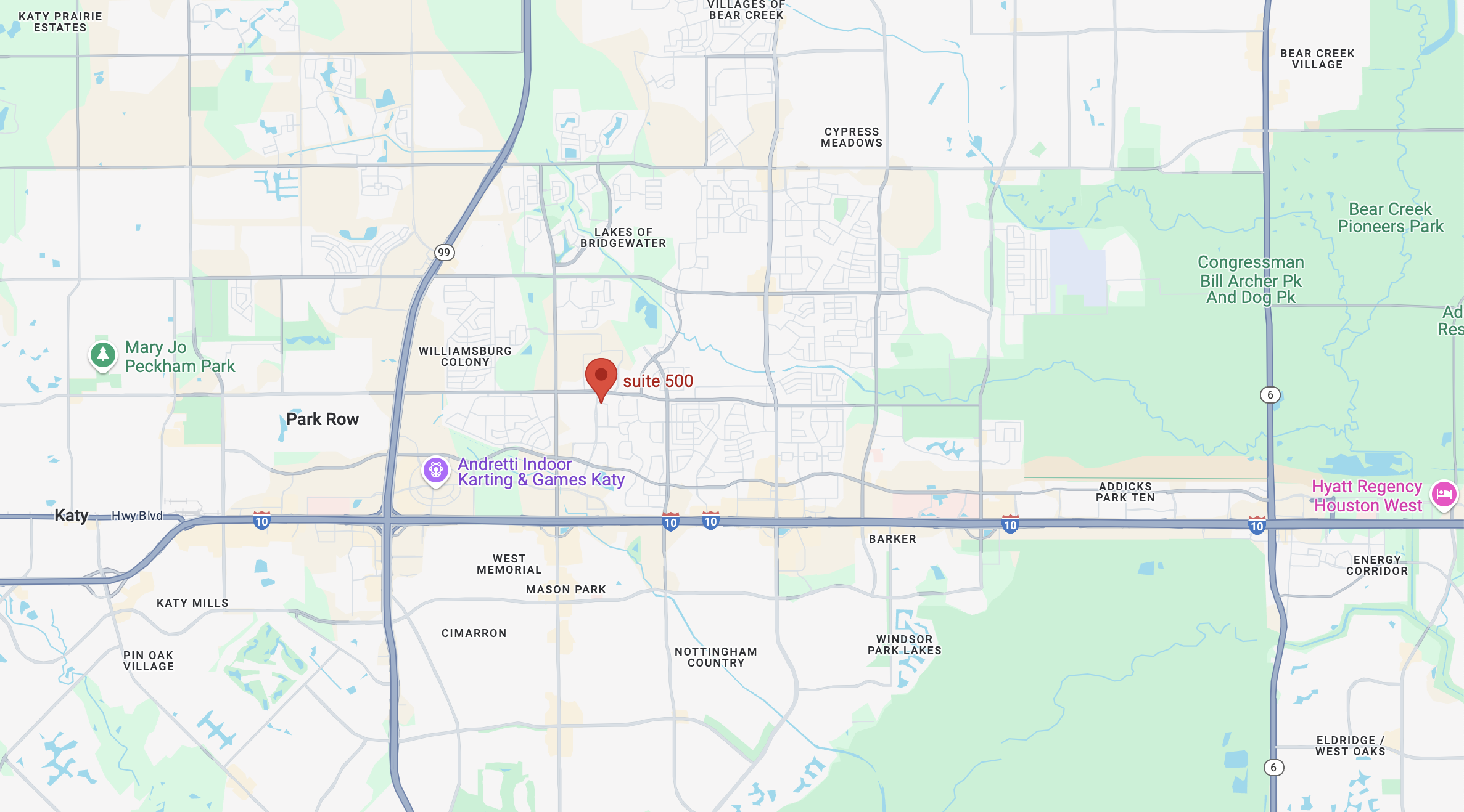 Map showing Dent Masters location